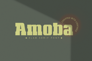 Amoba: An Experimental Serif Font for Bold Branding