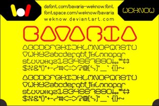 Bavaria: A Techno-Typeface for Your Boldest Craft Projects