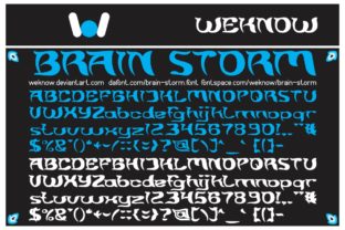 Brain Storm: A Font That Thinks Visually
