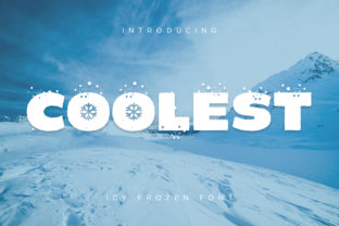 Coolest: A Winter-Themed Display Font for Digital Branding