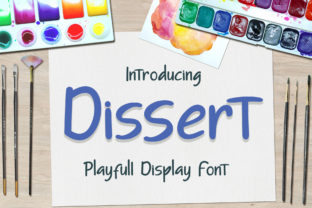 Dissert: A Playful Display Font for Modern Campaigns