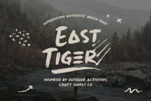 East Tiger: An Authentic Brush Font for Editorial Personality