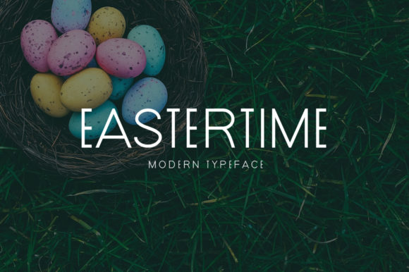 Eastertime: A Display Font for Lively Brand Identities
