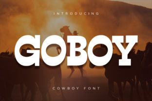 Go Boy: A Modern Display Font for Marketing Professionals