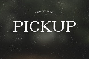 Pickup Font: A Playful Display Typeface for Standout Marketing