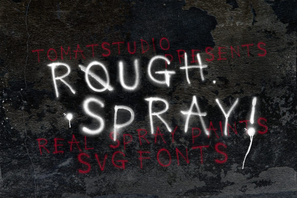 Rough Spray: A Graffiti-Inspired Font for Authentic Craft Projects