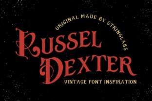 Russel Dexter: A Vintage Display Font for Branding