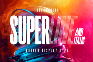 SuperLine: The Modern Display Font for Digital Expression
