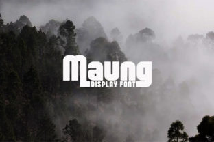 The Maung Display Font: A Bold Choice for Digital Branding
